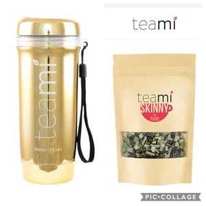 Teami Bundle Gold tumbler and skinny tea